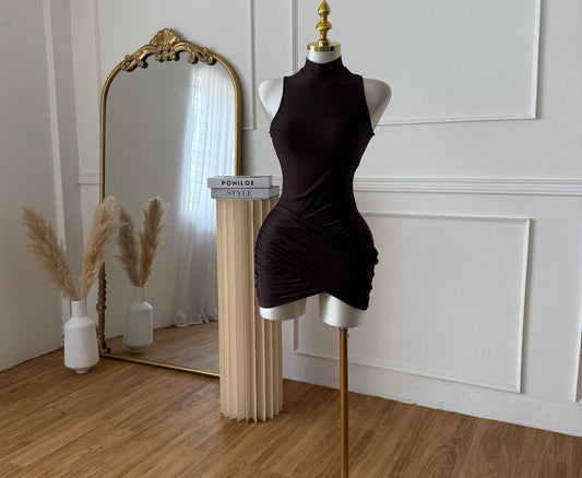 Alexa Brown Dress
