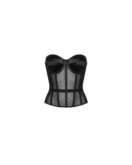Avery Black Corset